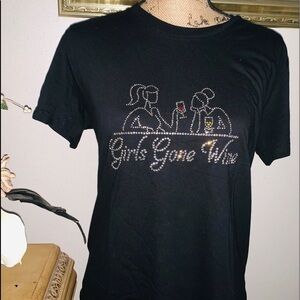 New Girls Gone Wine T-Shirt Size large and 2XL